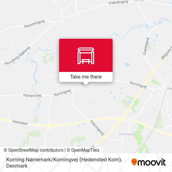 Korning Nørremark / Korningvej (Hedensted Kom) map