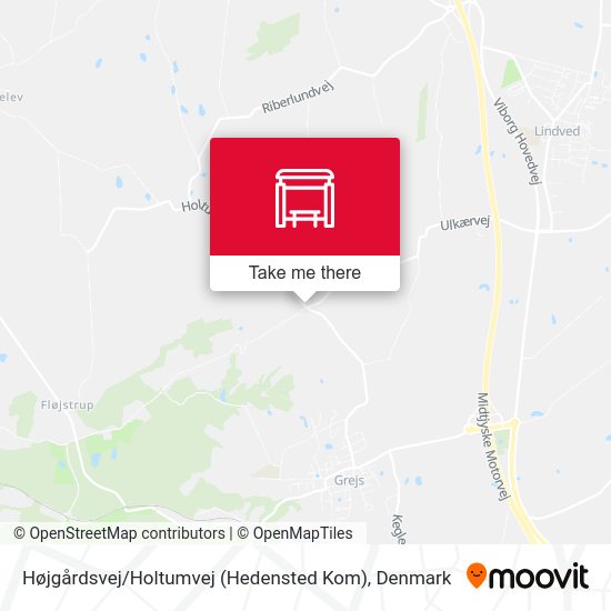 Højgårdsvej / Holtumvej (Hedensted Kom) map