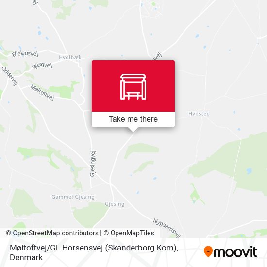 Møltoftvej / Gl. Horsensvej (Skanderborg Kom) map