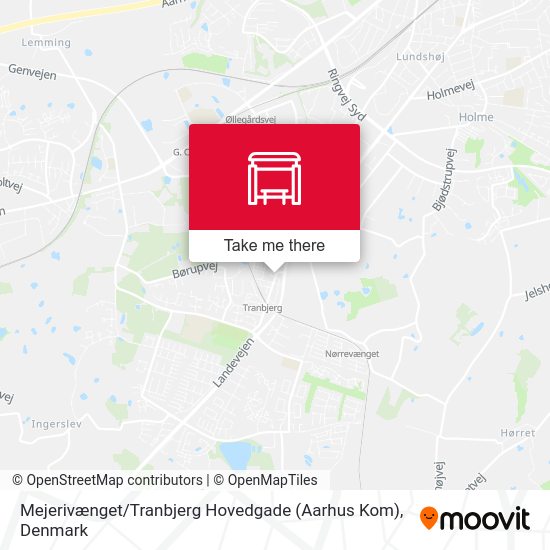 Mejerivænget / Tranbjerg Hovedgade (Aarhus Kom) map