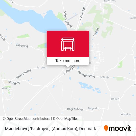 Møddebrovej / Fastrupvej (Aarhus Kom) map