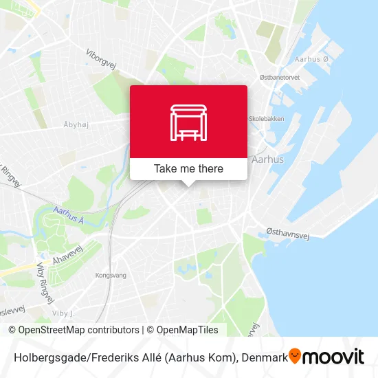Holbergsgade / Frederiks Allé (Aarhus Kom) map