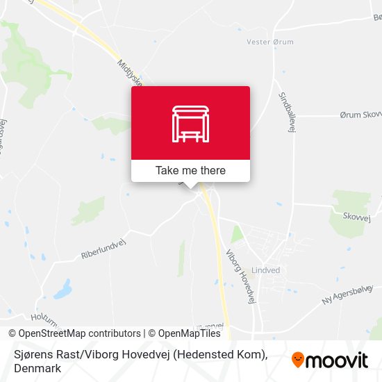 Sjørens Rast / Viborg Hovedvej (Hedensted Kom) map