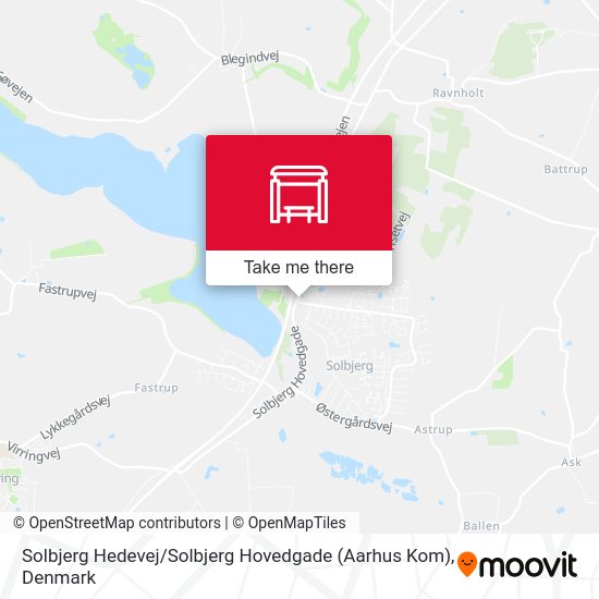 Solbjerg Hedevej / Solbjerg Hovedgade (Aarhus Kom) map