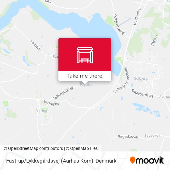 faldskærm Vuggeviser uberørt How to get to Fastrup / Lykkegårdsvej (Aarhus Kom) in Denmark by Bus or  Light Rail?
