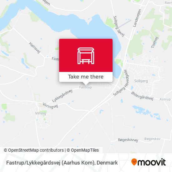 Fastrup / Lykkegårdsvej (Aarhus Kom) map
