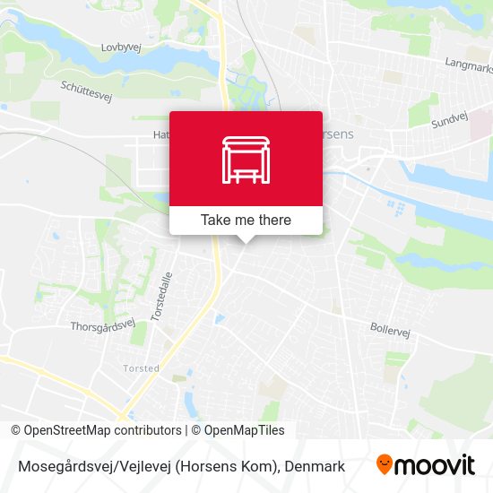 Mosegårdsvej / Vejlevej (Horsens Kom) map