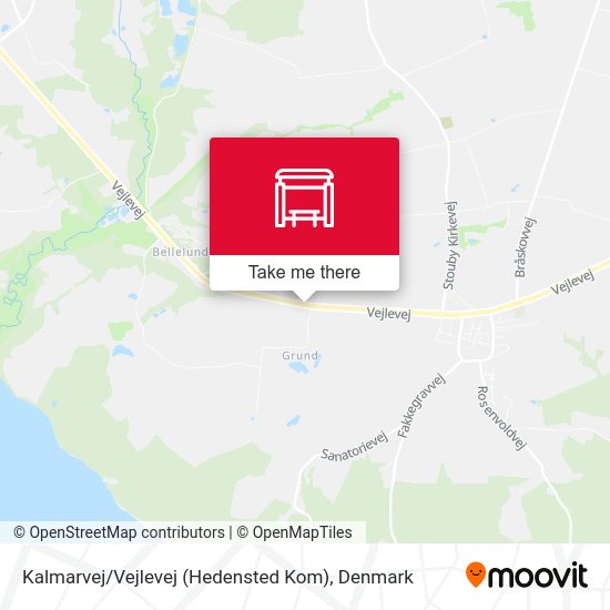 Kalmarvej / Vejlevej (Hedensted Kom) map