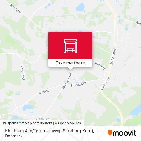 Klokbjerg Allé / Tømmerbyvej (Silkeborg Kom) map