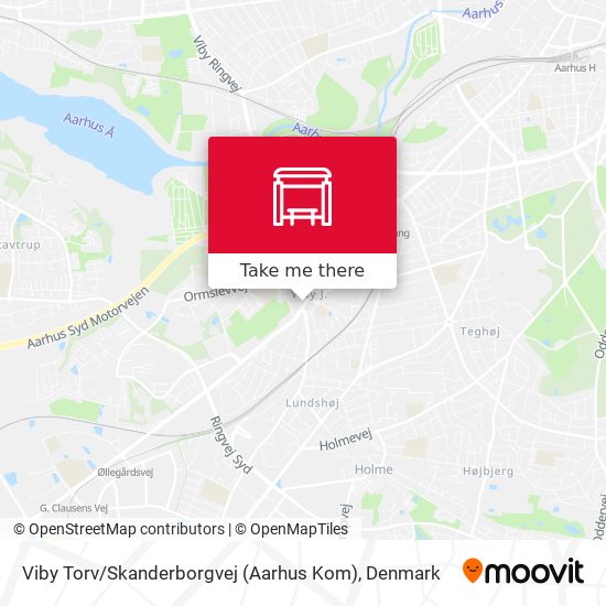 Viby Torv / Skanderborgvej (Aarhus Kom) map