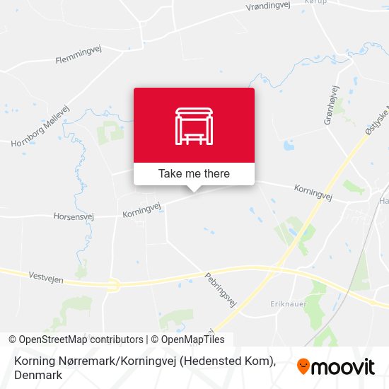 Korning Nørremark / Korningvej (Hedensted Kom) map