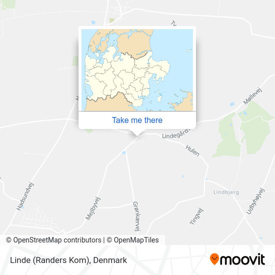 Linde  (Randers Kom) map