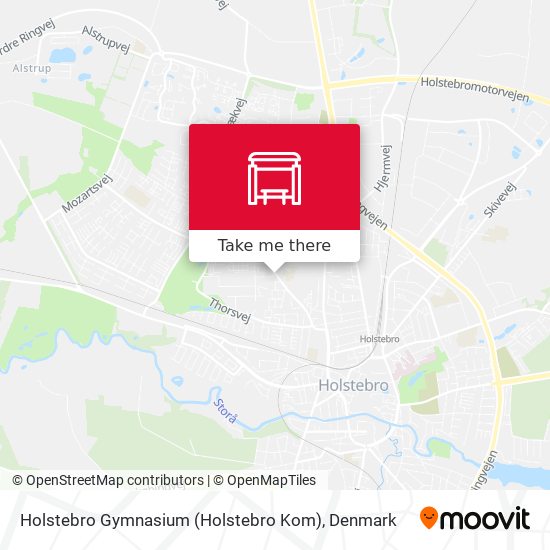 Holstebro Gymnasium (Holstebro Kom) map