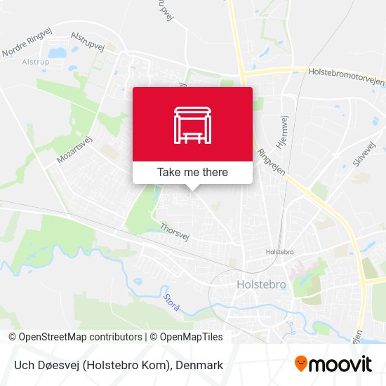 Uch Døesvej (Holstebro Kom) map