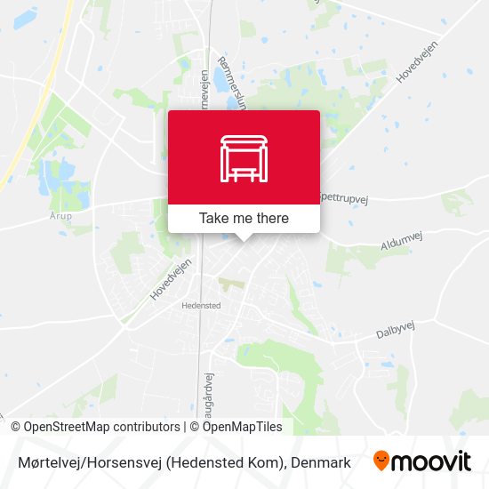 Mørtelvej / Horsensvej (Hedensted Kom) map