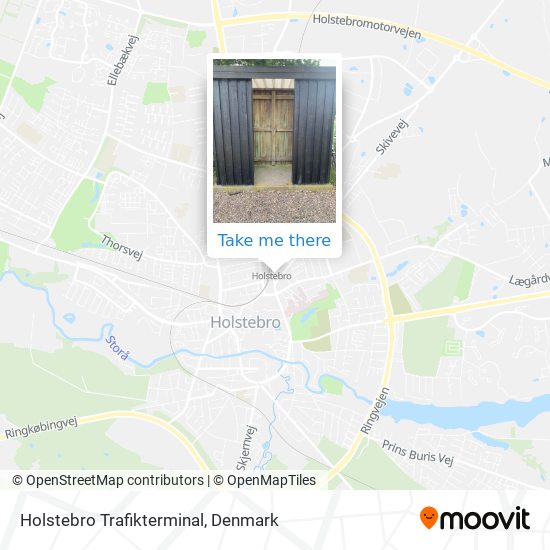 Holstebro Trafikterminal map