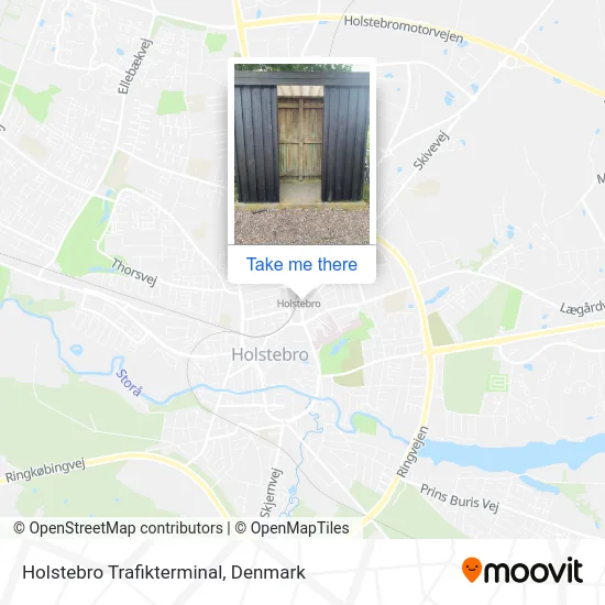 Holstebro Trafikterminal map