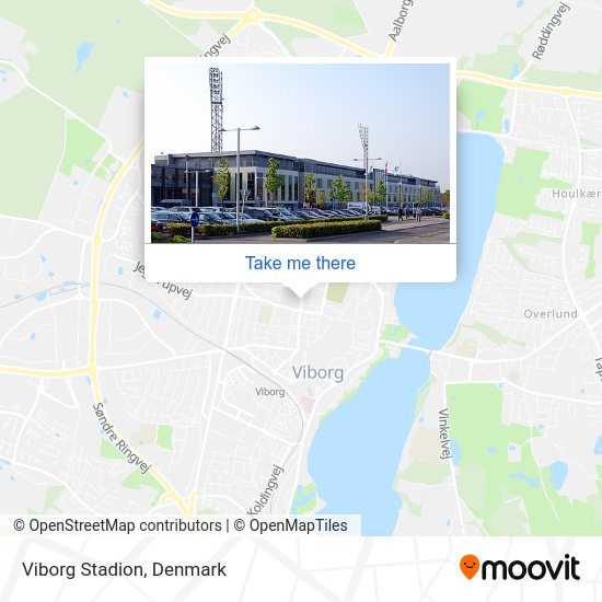 Viborg Stadion map