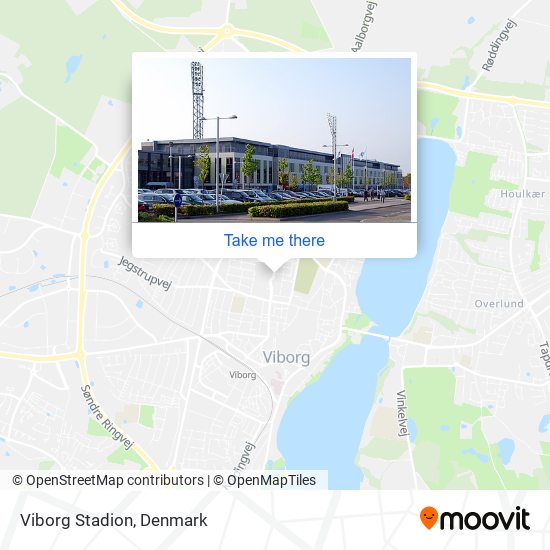 Viborg Stadion map