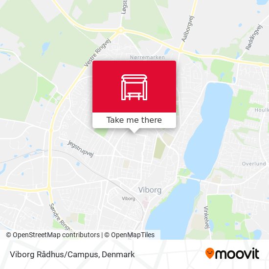 Viborg Rådhus/Campus map