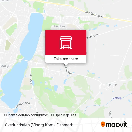 Overlundstien (Viborg Kom) map