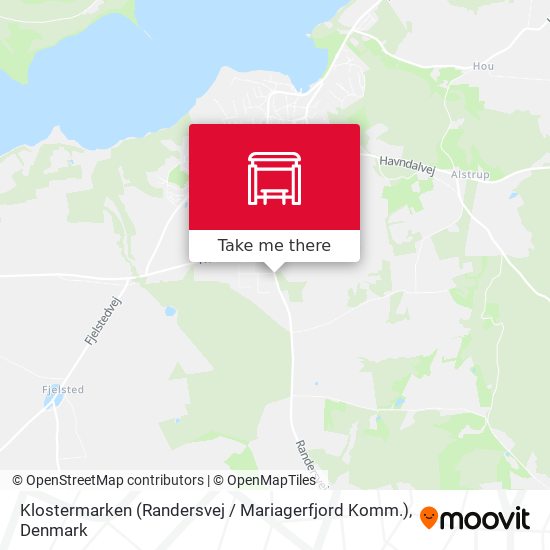 Klostermarken (Randersvej / Mariagerfjord Komm.) map