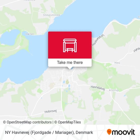 NY Havnevej (Fjordgade / Mariager) map