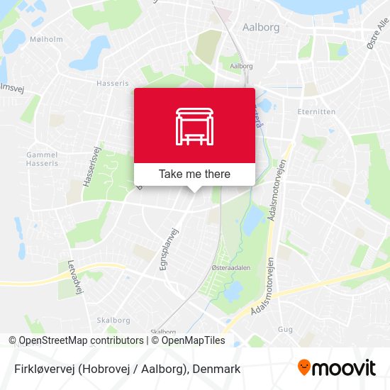 Firkløvervej (Hobrovej / Aalborg) map