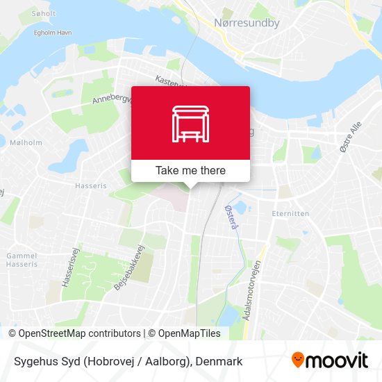 Sygehus Syd (Hobrovej / Aalborg) map