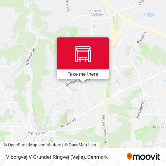 Viborgvej V Grundet Ringvej (Vejle) map