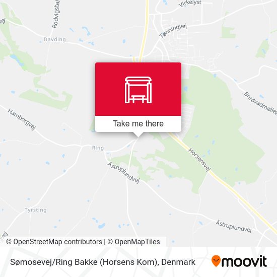 Sømosevej / Ring Bakke (Horsens Kom) map