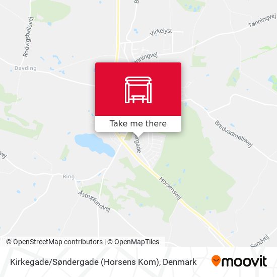 Kirkegade / Søndergade (Horsens Kom) map