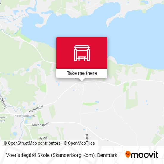 Voerladegård Skole (Skanderborg Kom) map