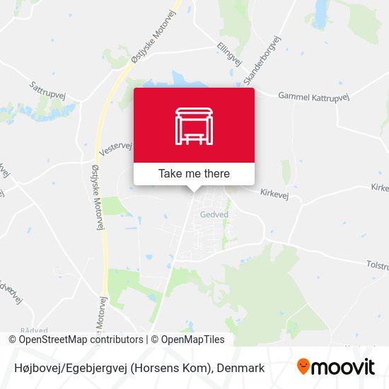 Højbovej / Egebjergvej  (Horsens Kom) map
