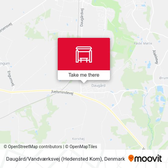 Daugård / Vandværksvej (Hedensted Kom) map