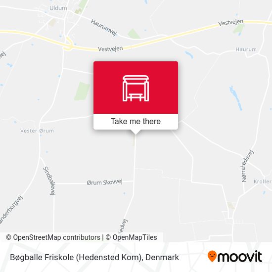 Bøgballe Friskole (Hedensted Kom) map