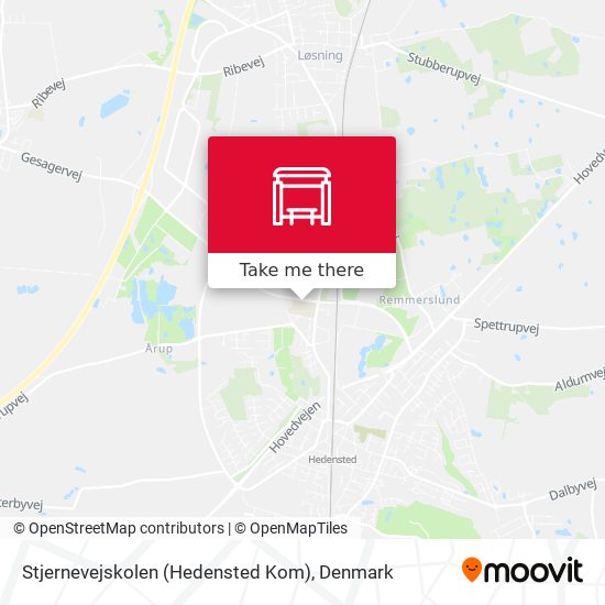 Stjernevejskolen (Hedensted Kom) map
