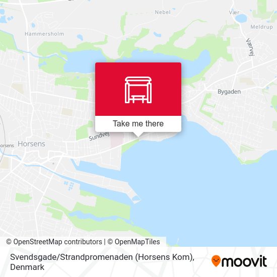 Svendsgade / Strandpromenaden (Horsens Kom) map