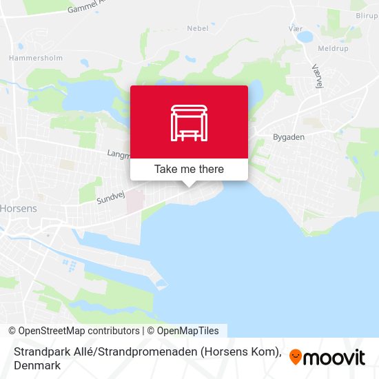 Strandpark Allé / Strandpromenaden (Horsens Kom) map