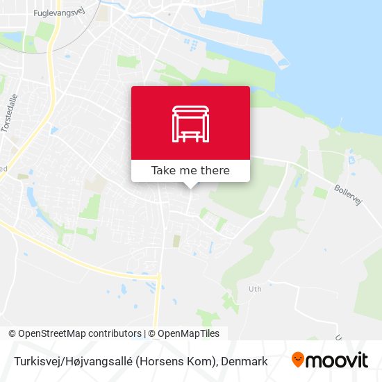 Turkisvej / Højvangsallé (Horsens Kom) map