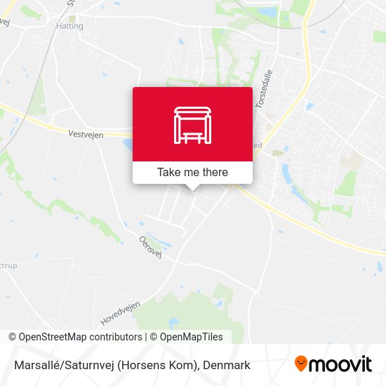 Marsallé / Saturnvej (Horsens Kom) map