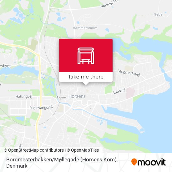 Borgmesterbakken / Møllegade (Horsens Kom) map