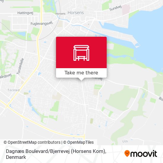 Dagnæs Boulevard / Bjerrevej (Horsens Kom) map