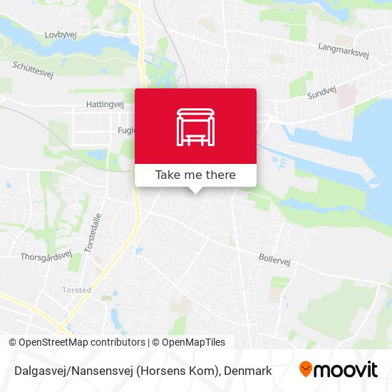 Dalgasvej / Nansensvej (Horsens Kom) map
