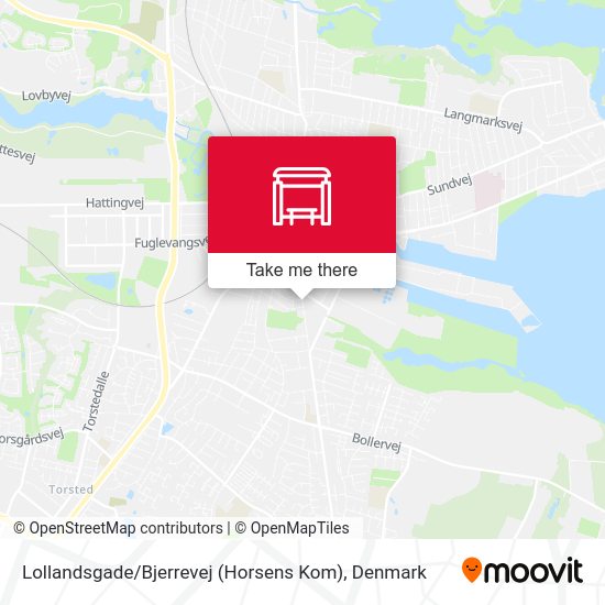 Lollandsgade / Bjerrevej (Horsens Kom) map