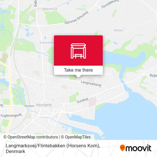 Langmarksvej / Flintebakken (Horsens Kom) map
