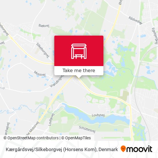 Kærgårdsvej / Silkeborgvej (Horsens Kom) map
