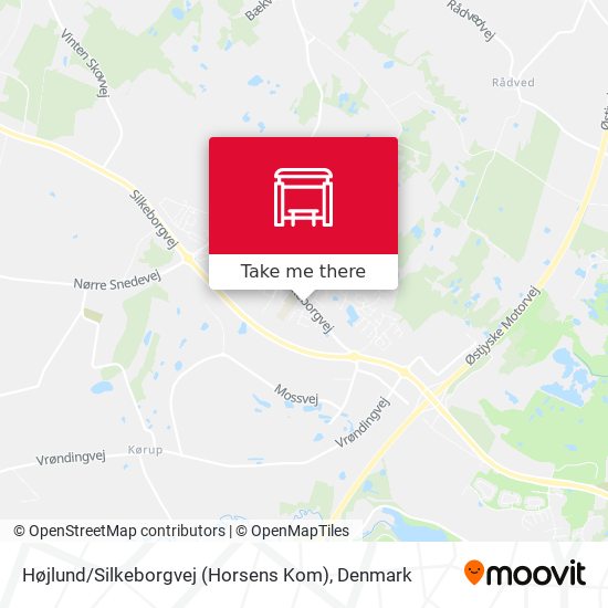Højlund / Silkeborgvej (Horsens Kom) map