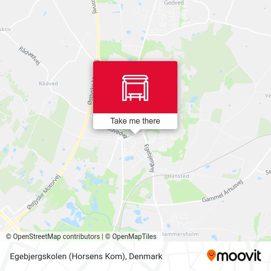 Egebjergskolen (Horsens Kom) map