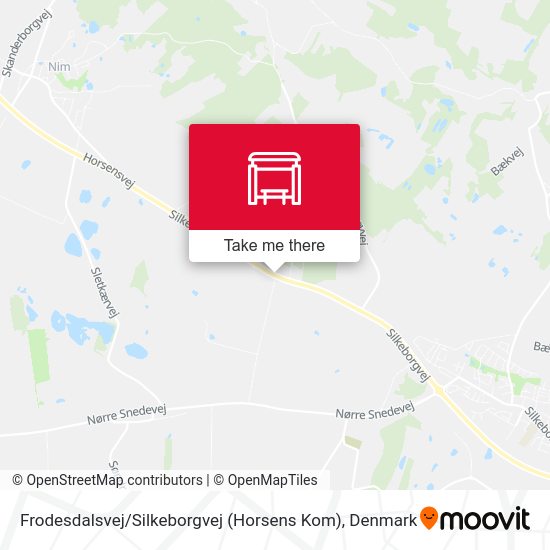 Frodesdalsvej / Silkeborgvej (Horsens Kom) map